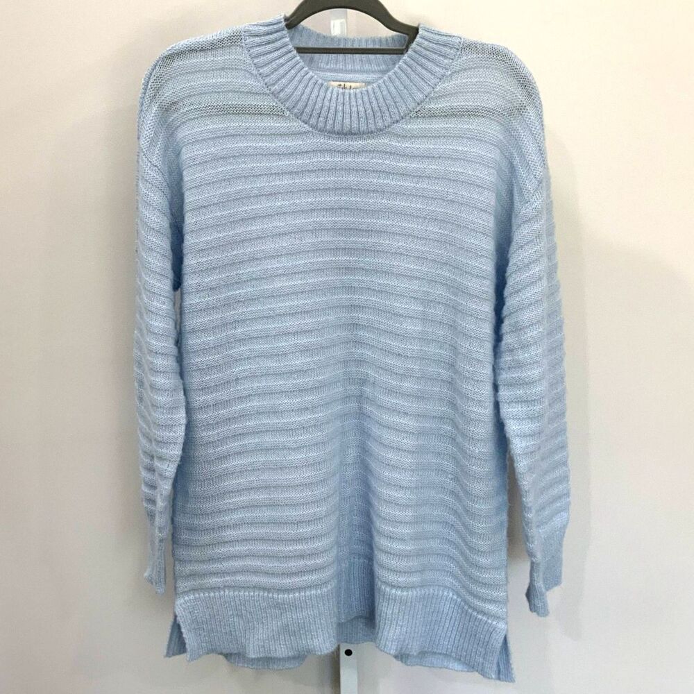 Light Blue Light Weight Sweater by Style&Co Semi Sheer Size Large
